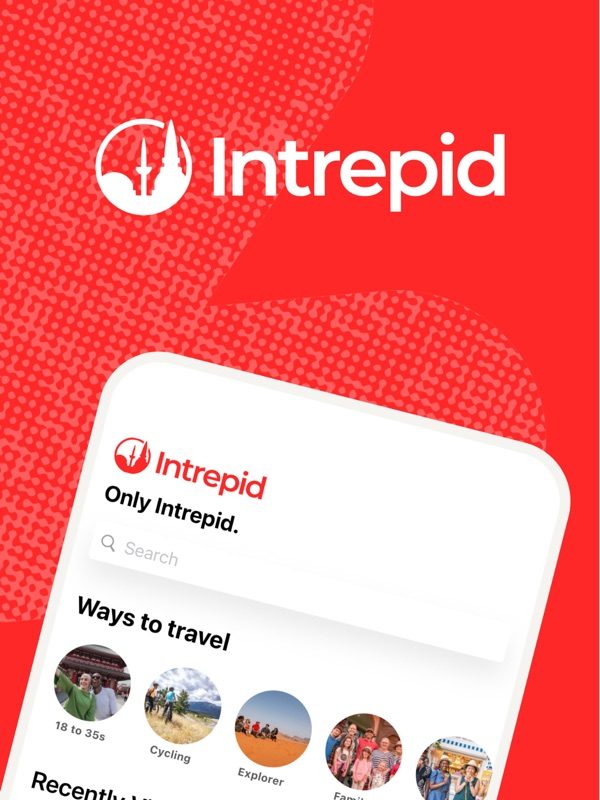 Intrepid app App Store screenshot